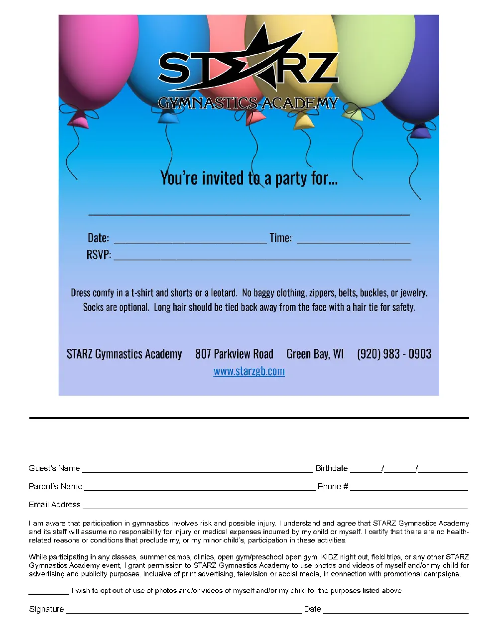 BDAY PARTY INVITATION 